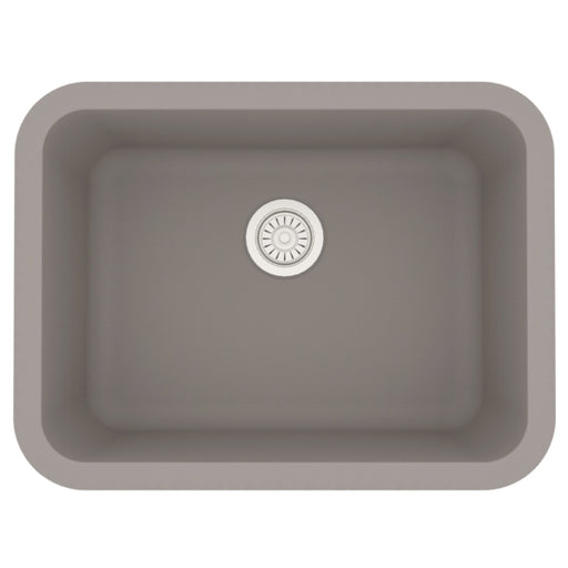 Quartz Composite Concrete Kitchen Sink Matte 1