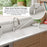 Quartz Composite White Kitchen Sink Matte 4