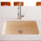 Quartz Composite Bisque Kitchen Sink Matte 3