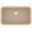 Quartz Composite Bisque Kitchen Sink Matte 1