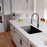 Quartz Composite Black Kitchen Sink Matte 2