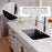 Quartz Composite Black Kitchen Sink Matte 4