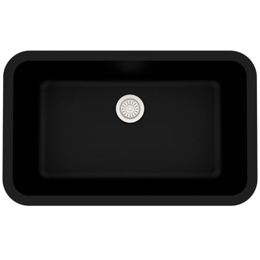 Quartz Composite Black Kitchen Sink Matte 1