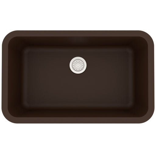 Quartz Composite Brown Kitchen Sink Matte 1