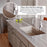 Quartz Composite Concrete Kitchen Sink Matte 4