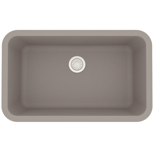 Quartz Composite Concrete Kitchen Sink Matte 1