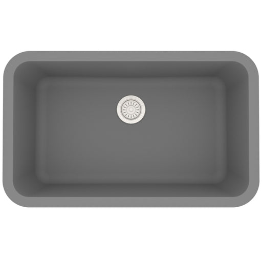 Quartz Composite Grey Kitchen Sink Matte 1