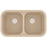 Quartz Composite Bisque Kitchen Sink Matte 1