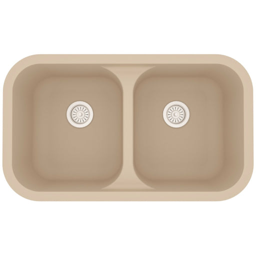 Quartz Composite Bisque Kitchen Sink Matte 1