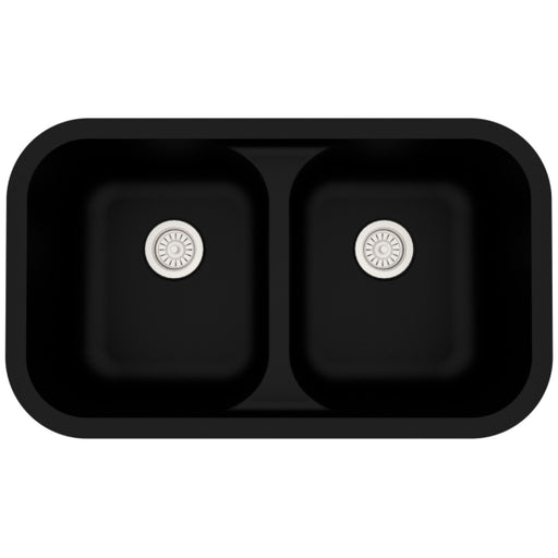 Quartz Composite Black Kitchen Sink Matte 1