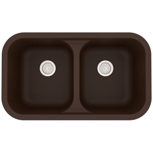 Quartz Composite Brown Kitchen Sink Matte 1