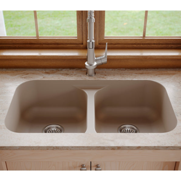 Quartz Composite Concrete Kitchen Sink Matte 3