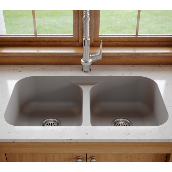 Quartz Composite Grey Kitchen Sink Matte 3