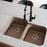 Quartz Composite Concrete Kitchen Sink Matte 3