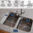 Quartz Composite Grey Kitchen Sink Matte 5