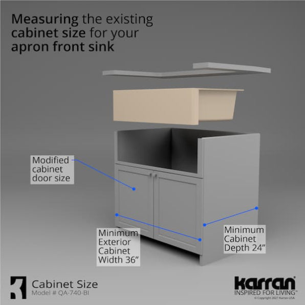 Quartz Composite Bisque Kitchen Sink Matte 9