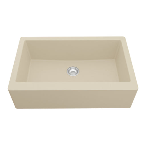 Quartz Composite Bisque Kitchen Sink Matte 1