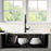 Quartz Composite Black Kitchen Sink Matte 5