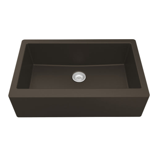 Quartz Composite Brown Kitchen Sink Matte 1