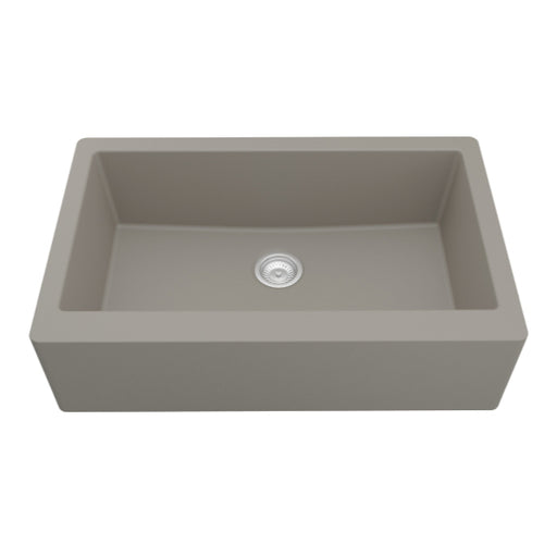 Quartz Composite Concrete Kitchen Sink Matte 1