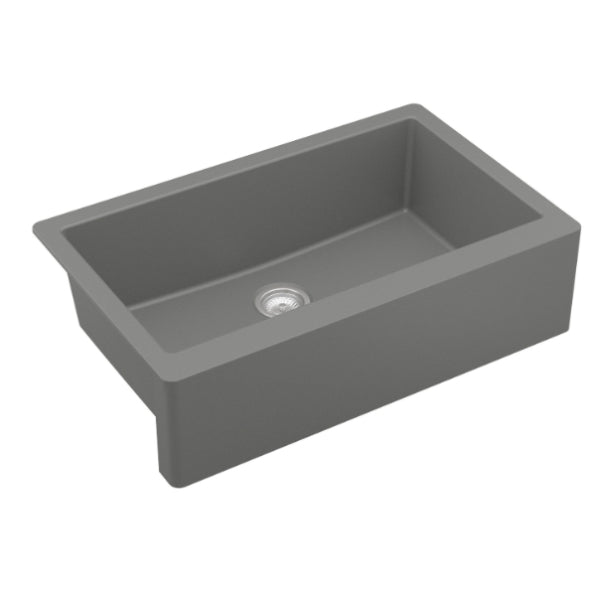 Quartz Composite Grey Kitchen Sink Matte 2