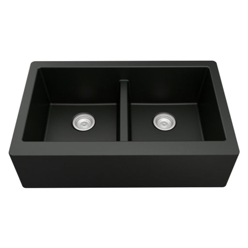 Quartz Composite Black Kitchen Sink Matte 1