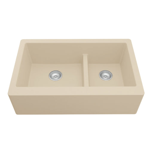 Quartz Composite Bisque Kitchen Sink Matte 1