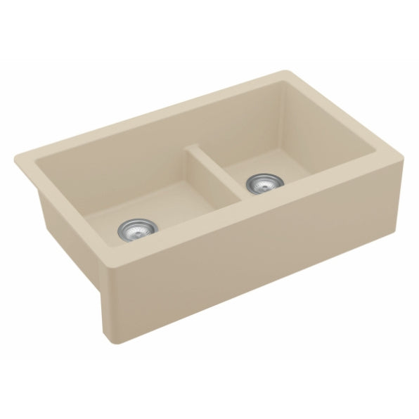 Quartz Composite Bisque Kitchen Sink Matte 3