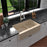Quartz Composite Bisque Kitchen Sink Matte 5