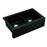 Quartz Composite Black Kitchen Sink Matte 3