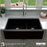 Quartz Composite Black Kitchen Sink Matte 7