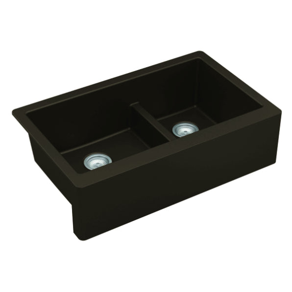 Quartz Composite Brown Kitchen Sink Matte 3