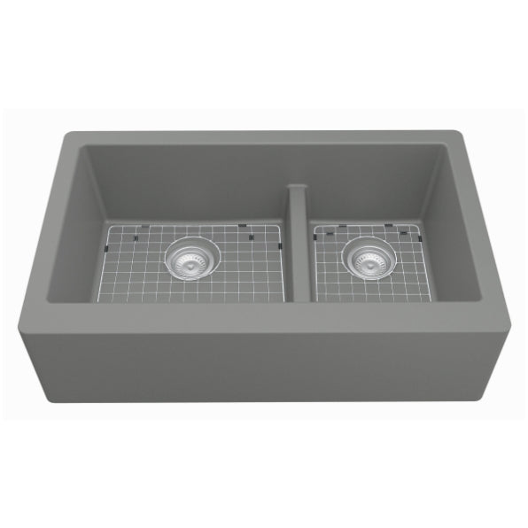 Quartz Composite Grey Kitchen Sink Matte 2