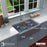 Quartz Composite Grey Kitchen Sink Matte 7