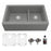 Quartz Composite Grey Kitchen Sink Matte 1