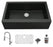 Quartz Composite Black Kitchen Sink Matte 2