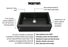 Quartz Composite Black Kitchen Sink Matte 4