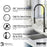 Quartz Composite White Kitchen Sink Matte 6