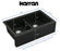 Quartz Composite Black Kitchen Sink Matte 3