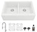 Quartz Composite White Kitchen Sink Matte 2
