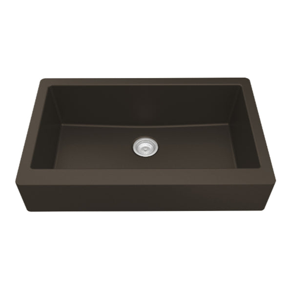 Quartz Composite Brown Kitchen Sink Matte 1