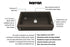 Quartz Composite Brown Kitchen Sink Matte 3
