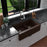 Quartz Composite Brown Kitchen Sink Matte 4