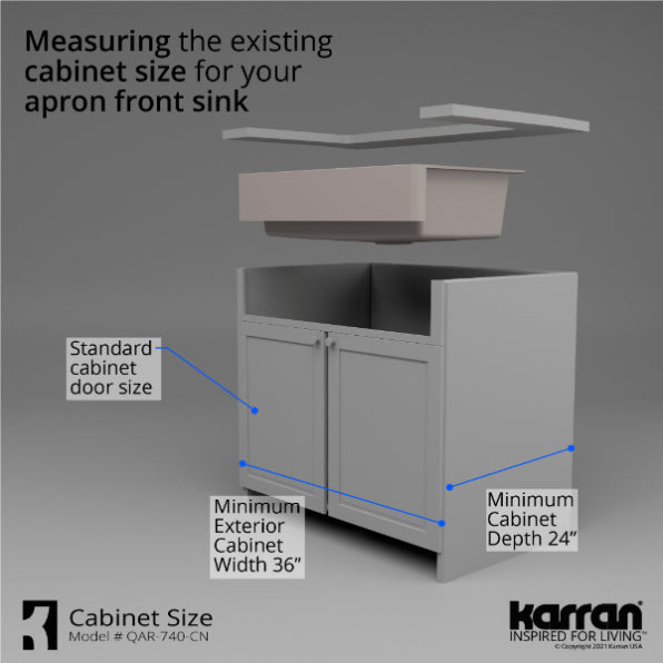 Quartz Composite Concrete Kitchen Sink Matte 9