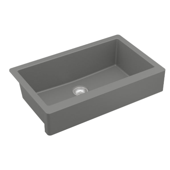 Quartz Composite Grey Kitchen Sink Matte 2