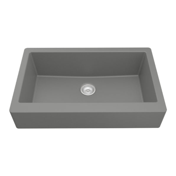 Quartz Composite Grey Kitchen Sink Matte 1