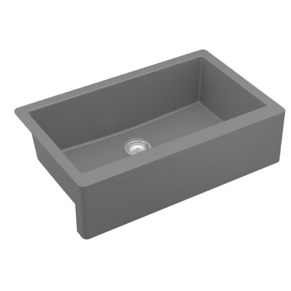 Quartz Composite Grey Kitchen Sink Matte 2