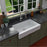 Quartz Composite White Kitchen Sink Matte 4