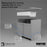 Quartz Composite White Kitchen Sink Matte 9