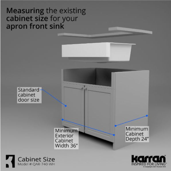 Quartz Composite White Kitchen Sink Matte 11